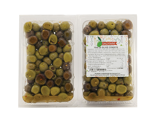 TRIS DI OLIVE CONDITE SALVIANI - Immagine 01