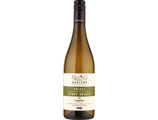 PINOT GRIGIO FRIULI DOC CORMÒNS ASSIEME COOP - Immagine 01