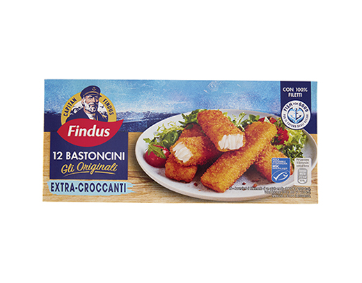 12 BASTONCINI DI MERLUZZO CAPITAN FINDUS - Immagine 01
