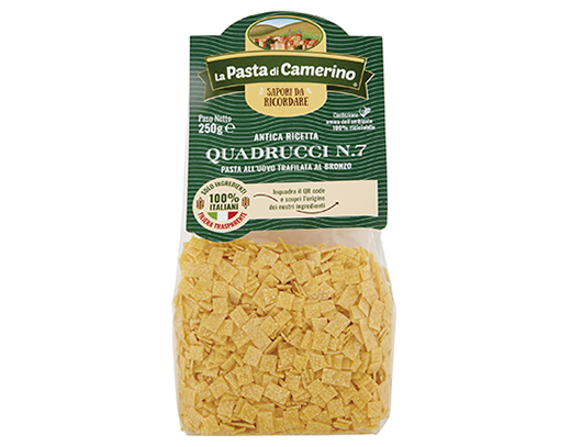 PASTINA ALL'UOVO TRAFILATA AL BRONZO LA PASTA DI CAMERINO - Immagine 01